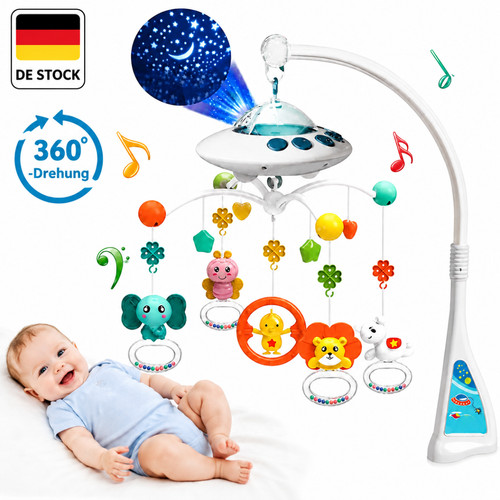 Kinderbett mobile mit - mit, licht