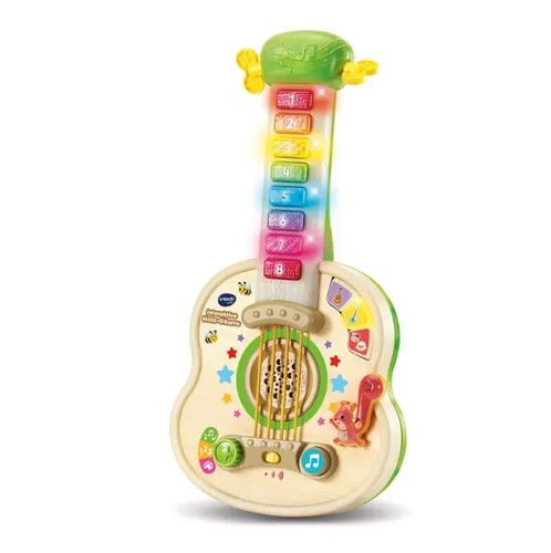 Vtech interaktive holz gitarre - vtech, holz-gitarre