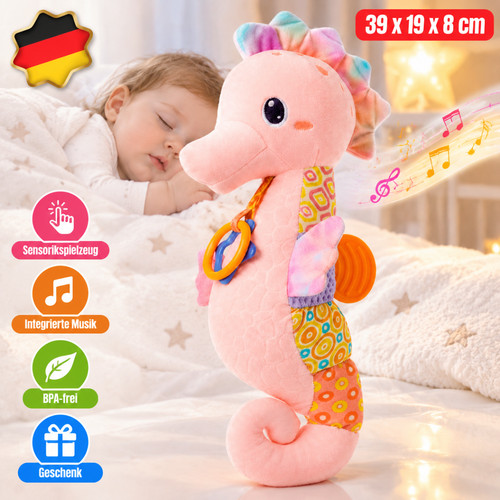 Kuscheltier seepferdchen mit - seepferdchen,